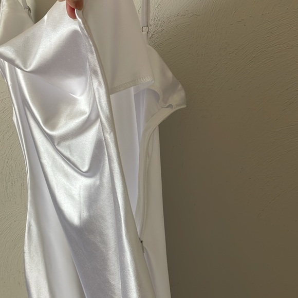White midi slip dress - Picture 7 of 7